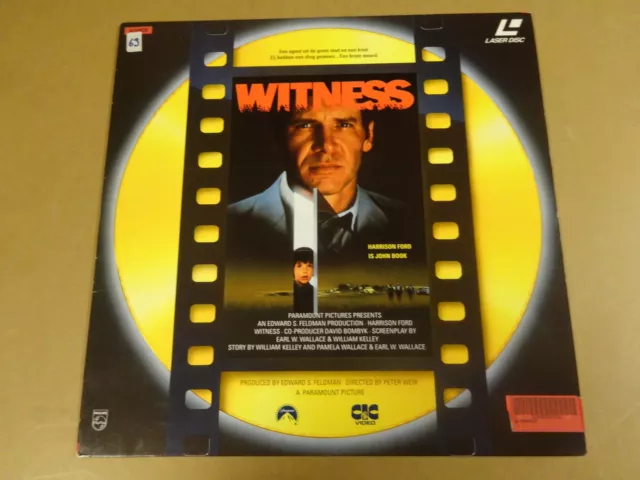 Laserdisc / Witness ( Harrison Ford )