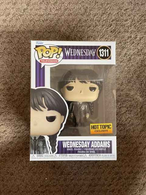 Wednesday Addams Metallic Funko Pop #1311 Hot Topic Exclusive SHIPS ASAP