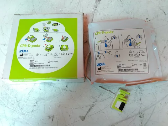 EXPIRED Zoll CPR-D-PadZ Defibrillator Electrode Pad AS-IS