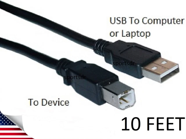 CABLE USB LARGO para MÁQUINA DE CORTE CORTADORA CRICUT PROVO CRAFT EXPRESSION 2