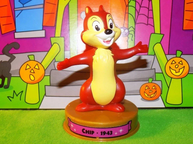 McDonalds Happy Meal Toy 100 Years of Magic Disney 1943 Chip & Dale Chip Figurin