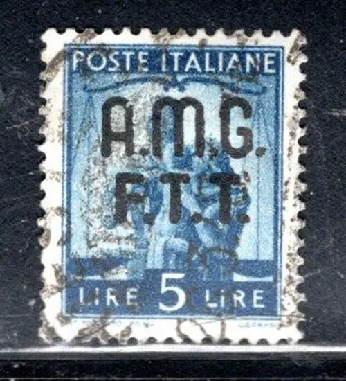Italy  Italian Trieste Overprint Amg Ftt  Stamps Used   Lot 69Bf