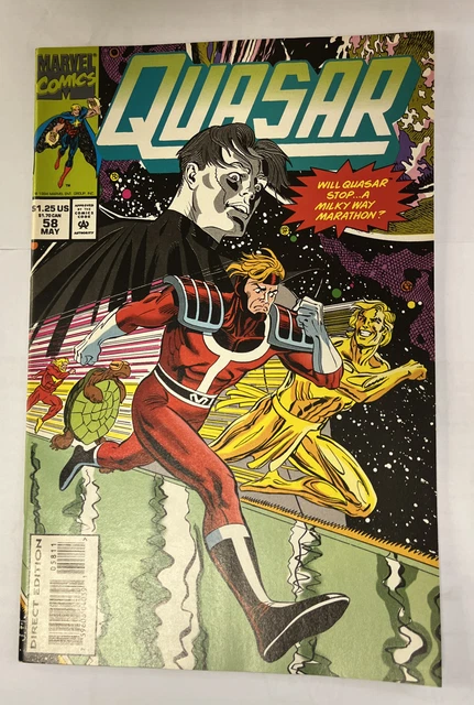 Quasar (1989) #58 1st Print Fast Forward Buried Alien App John Heebink - #60