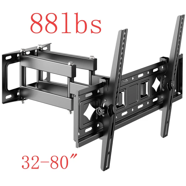SWIVEL FULL MOTION TV Wall Mount Bracket Tilt 32 36 42 46 50 55 65 70