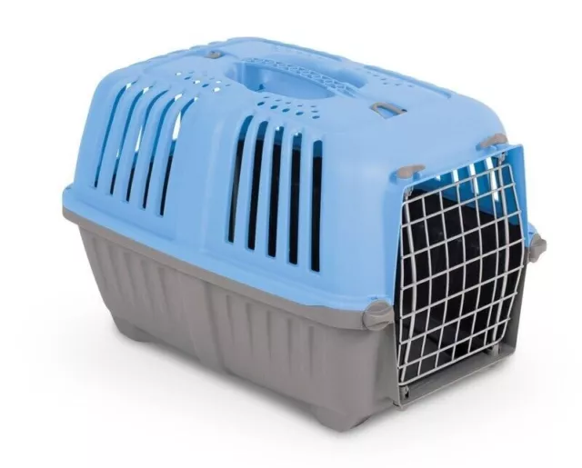 Pets Trasportino Pratiko 1 Metal Per Cani Gatti Da Viaggio Trasporto Auto 48x31 2