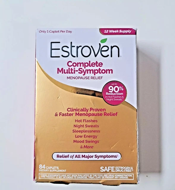 ESTROVEN COMPLETE MULTI-SYMPTOM Menopause Relief, 84 Caplets, UK SELLER ...