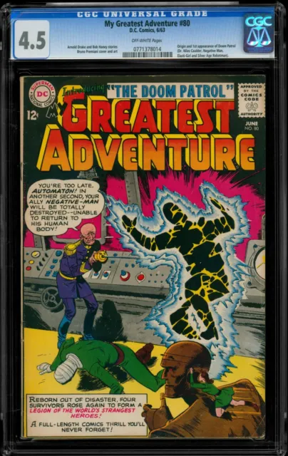 My Greatest Adventure #80 CGC 4.5 DC 1963 1st Doom Patrol! P3 714 cm bin
