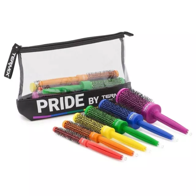 Spazzole Per Capelli TERMIX C-Ramic Ionic Pride Kit 6 Spazzole Colorate