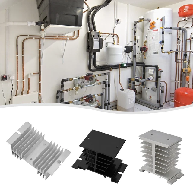 Box Radiator 10 Inch Single 1X SINGLE PHASE 10A-120A Aluminum Radiator SSR-10DA-40DA Solid State ...