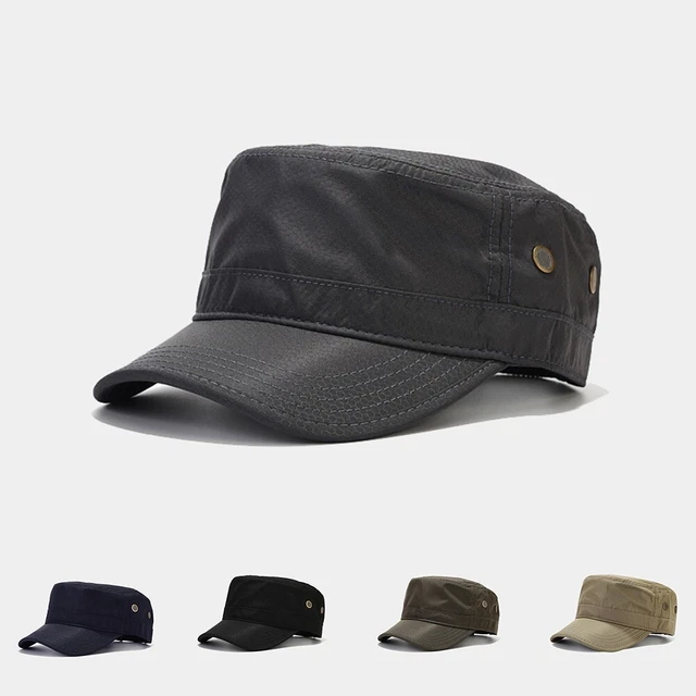 Cappello Cadetto Militare Regolabile Cappello Baseball Classico per Uomo e Donna (cachi)