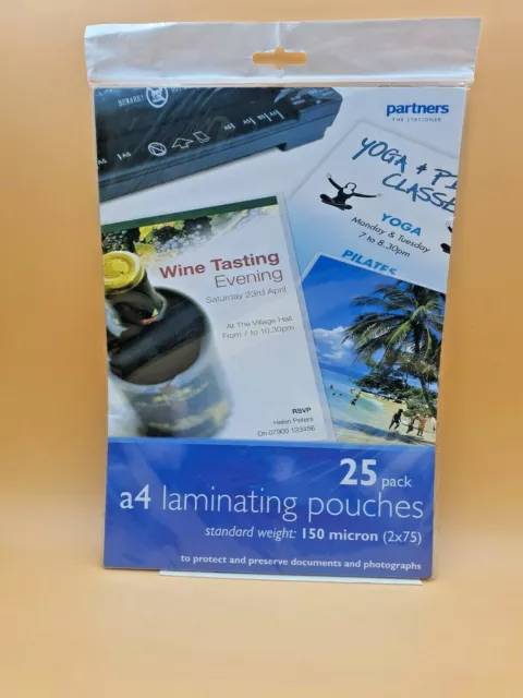 Heat Seal GLOSSY Finish Clear Laminating Pouches - Transparent Lamination  Sheets