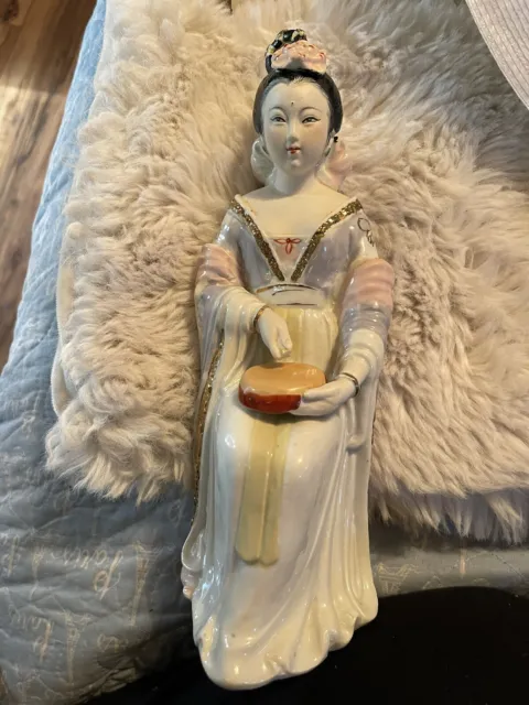 Vintage Porcelain Geisha Girl Figurines