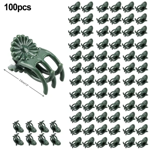 Easy to Use Orchid Clips for Plant Support 100pcs Reliable and Long Lasting