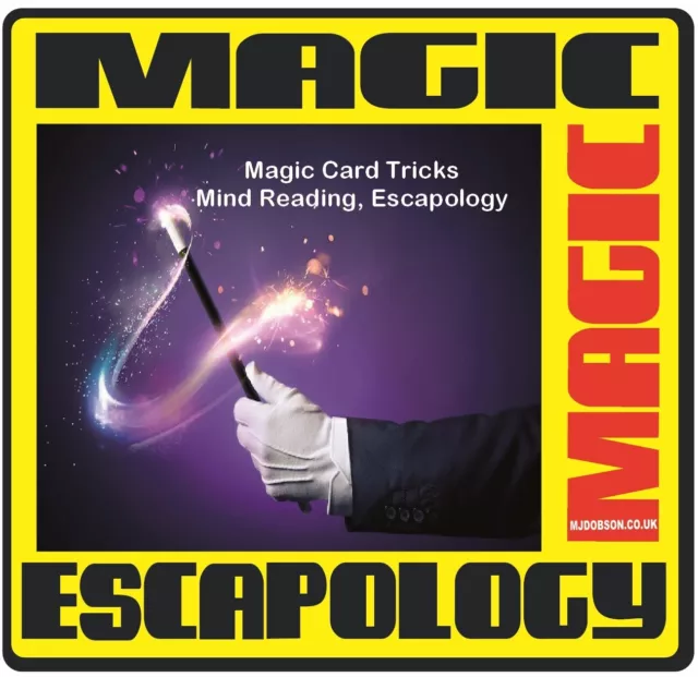 Escapology, Magie inkl. Kartentricks, Gedankenlesen, DVD KOSTENLOSER VERSAND