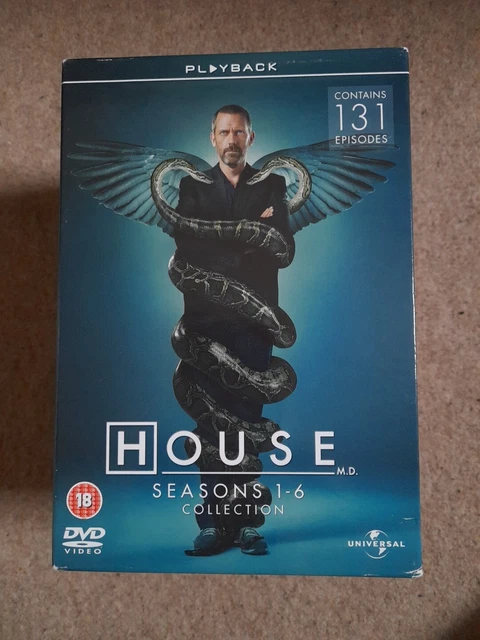 HOUSE SEASONS 1-6 Collection Dvd Box Set £11.99 - PicClick UK