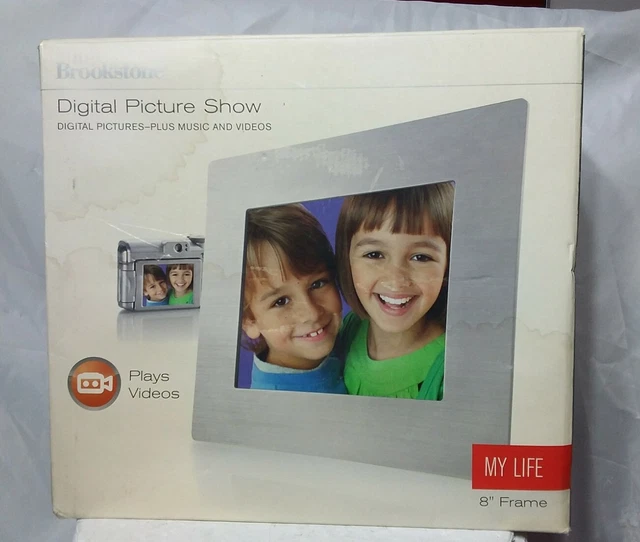 Brookstone My Life 8 inch Photo Share Smart Frame - Loads1000 pictures