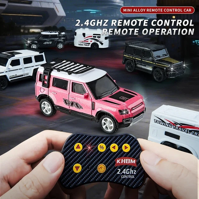 Remote Control Care Model MINI RC CAR 1:64 Alloy Remote Control USB Rechargeable 60 Min Playtime ...