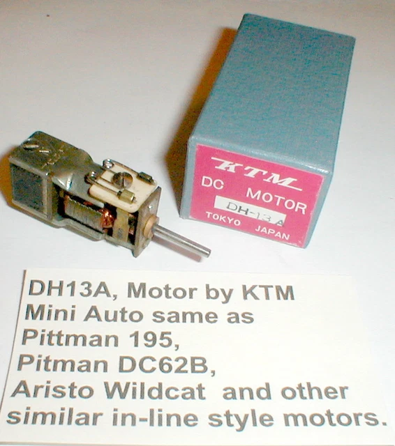 36D MABUCHI MOTOR By COX with 6 Volt Armature Slot Car 1960's