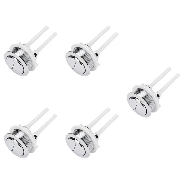 5x Práctica Útil Conveniente Caña de Botones de Inodoro para Baño en Casa