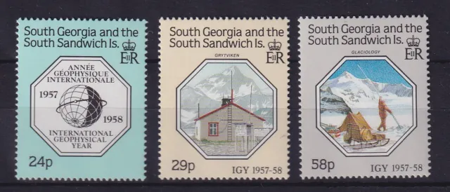 Südgeorgien und Süd-Sandwich-Inseln 1987 Geophysikal. Jahr Mi.-Nr. 165-167 **