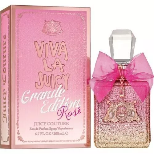 Juicy Couture Viva La Juicy ROSE Grande Edition Eau de Parfum 6.7 OZ/200 ML SEAL