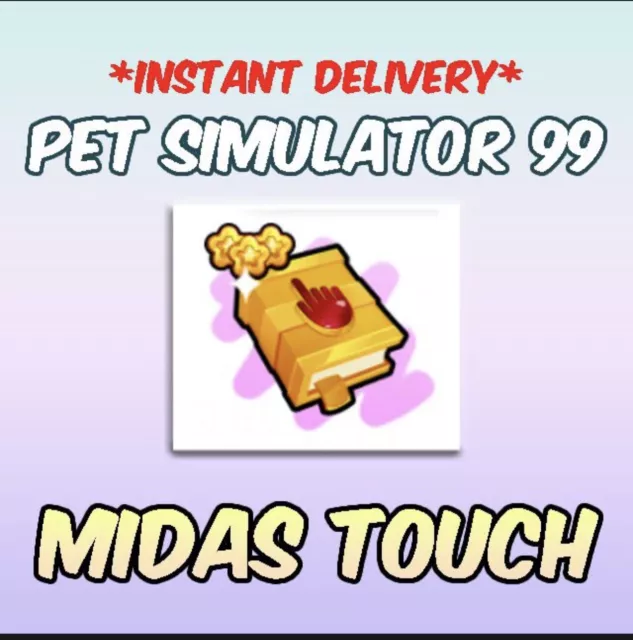 Midas Touch Enchant Pet Sim Simulator 99 PS99 Roblox Game