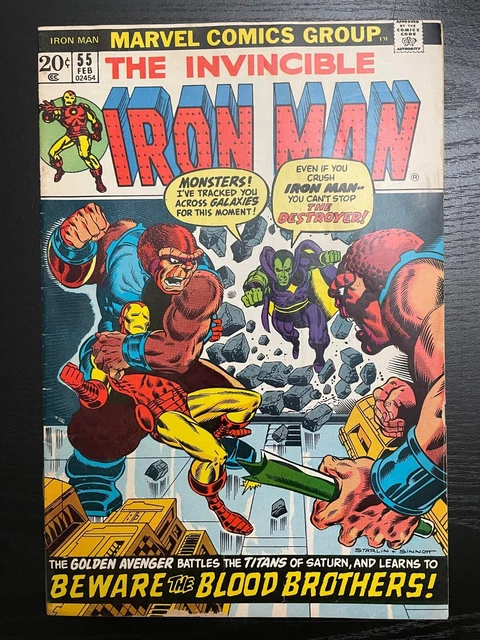 Iron Man #55 - 1973 - Marvel - MCU - 1st Thanos - 🔥Hot Key Issue🔑
