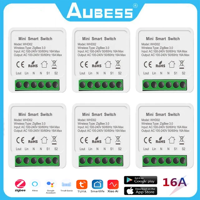 MOES Tuya ZigBee 3.0 modulo relè interruttore luce intelligente 1/2/3 Gang Smart Life/controllo