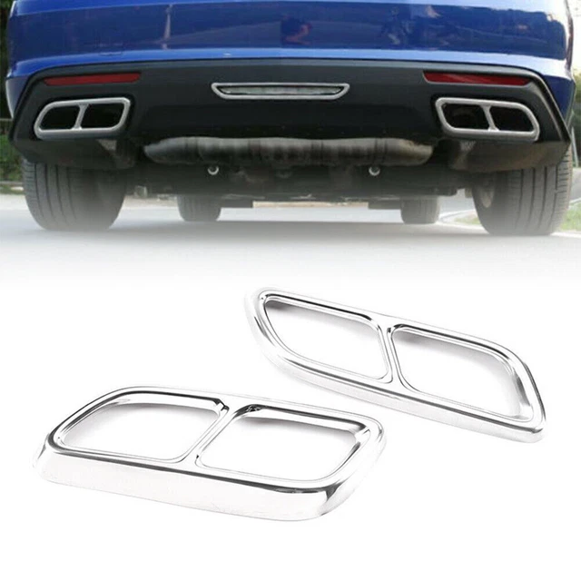 Cover punta punta terminale scarico posteriore auto doppio rivestimento adatto Cadillac CT5 20-21