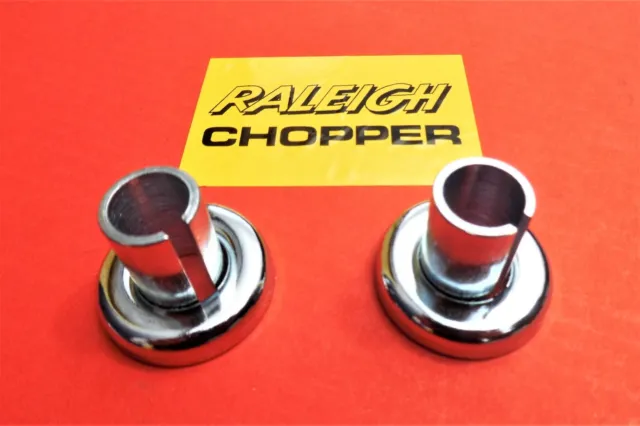 New Replacement Raleigh Chopper Mk1 Mk2 Chrome Sissy Bar Spring Cups & Inserts