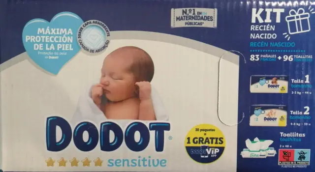 Dodot Sensitive Set für Neugeborene