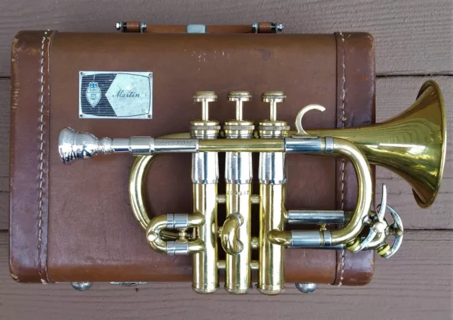 Rare 1960 Martin Piccolo B-flat Trumpet Original Case in Excellent Condition