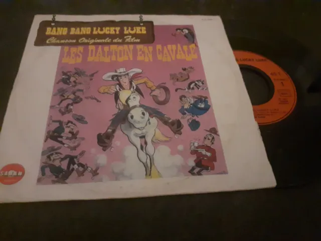 VINYLE 45 TOURS Haïm Saban & Shuki Levy – Bang Bang Lucky Luke