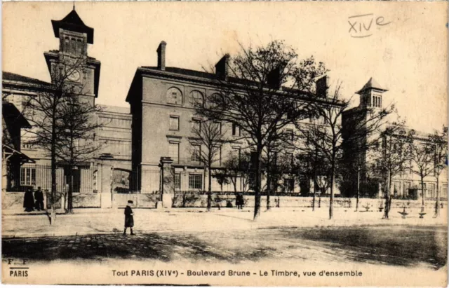 CPA TOUT PARIS 14th comic book Brune Le Timbre (1270398)