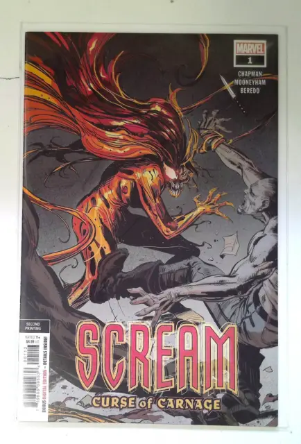 Scream: Curse of Carnage #1g Marvel (2020) Absolute Carnage 2nd Print Comic Book