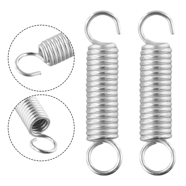 20 Ressorts De Traction 1.0x6x20mm – Force 3,4 Kg, Fil Piano Double Crochet, Très Robuste