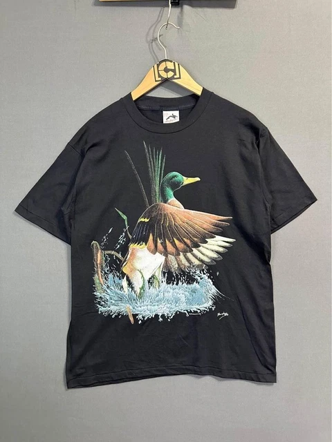 Vintage Single Stitch Nature T Shirt 1988 Harlequin tag Mens Large