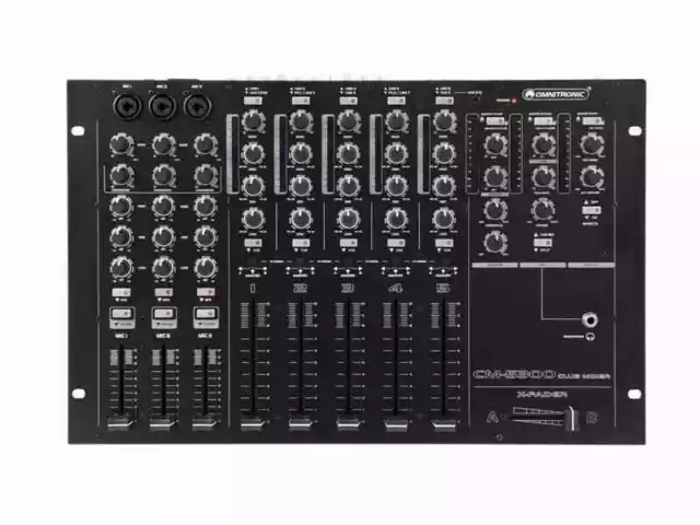 Omnitronic CM-5300 Club-Mixer - Professioneller 5-Kanal-Club-Mixer