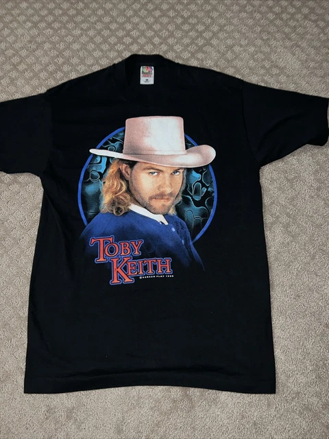 VINTAGE NOS TOBY Keith &ldquo;Blue Moon Shine On You&rdquo; 1996 Tour T Shirt 90s