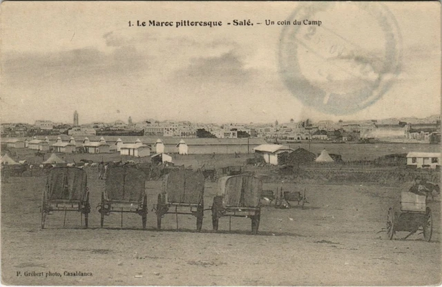 CPA AK MAROC SALE Un coin du Camp (38705)
