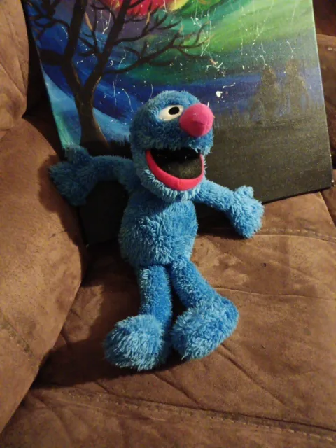 Kohls Cares Grover Plush Blue Stuffed Animal Toy Sesame Street Soft Doll 13"