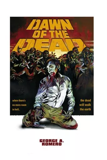 Dawn of the Dead (1978) George A Romero Cult Horror movie poster print
