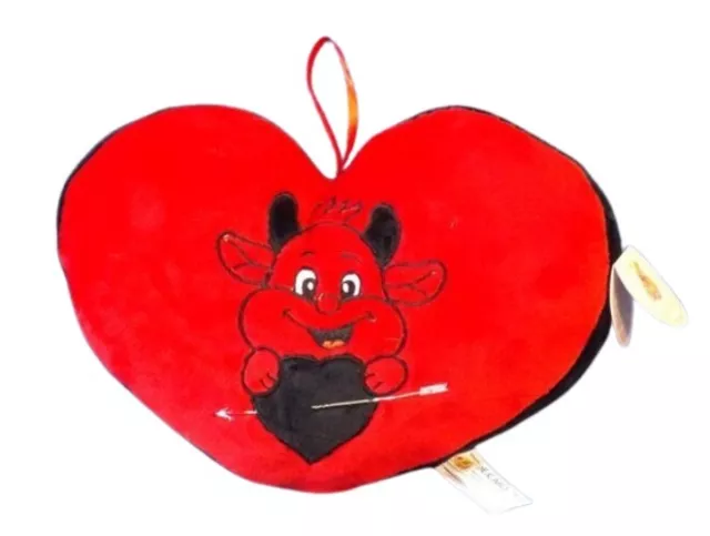 Cuscino Forma Cuore Morbido Peluche idea regalo san valentino 30 cm