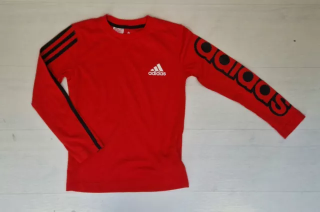 4800/163 Adidas T-Shirt  Maniche Lunghe Maglia Maglietta Bambino Junior