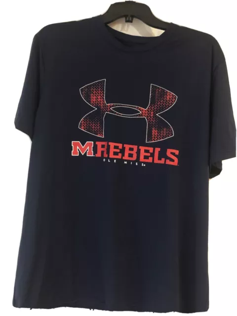 Mens Ole Miss Rebels Under Armour Tee Shirt