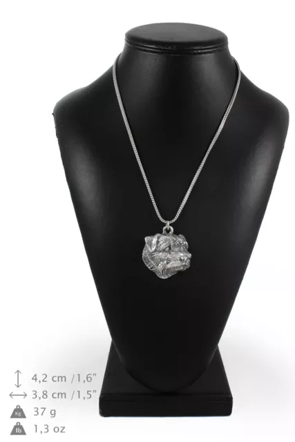 Norfolk Terrier - Necklace with A Dog An One Silver Necklace Art Dog