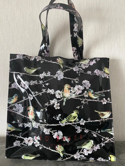 Ted baker large tote bag, beautiful bird pattern 