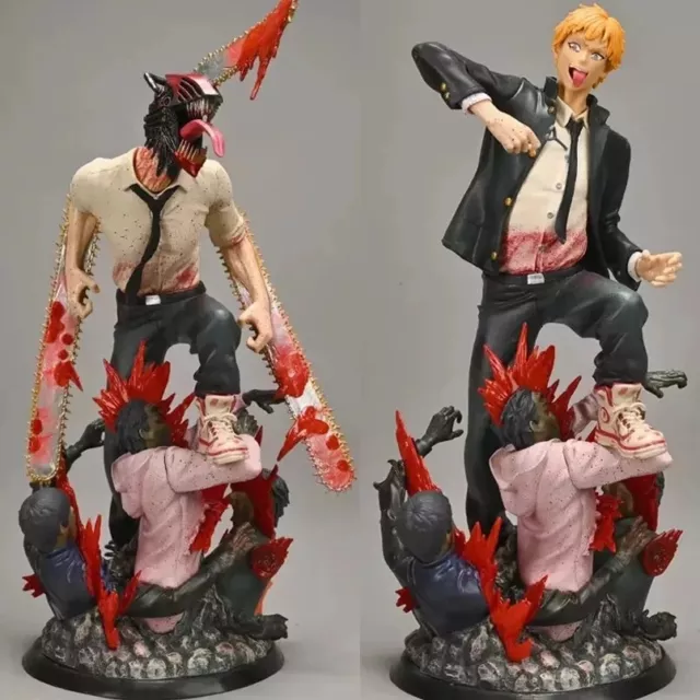 figurine chainsaw man Denji Collection manga 2 corps interchangeable 33cm