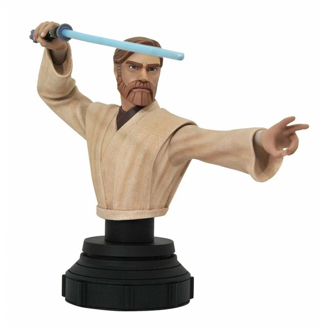 Obi-Wan Kenobi Statuette Star Wars The Clone Wars Premier Collection Gentle Giant 27 Cm 699788843413 Kingdom Figurine 5