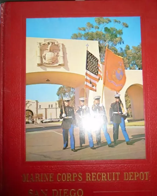 Marine Corps Recruit Depot MCRD USMC San Diego 1972 Yearbook Platoon 2110